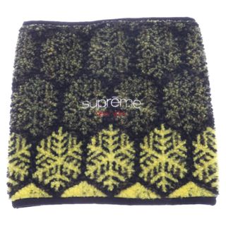 シュプリーム(Supreme)のSUPREME シュプリーム 18AW Snowflake Neck Gaiter スノーフレークネックゲイター スモールボックスロゴ ネックウォーマー イエロー(その他)