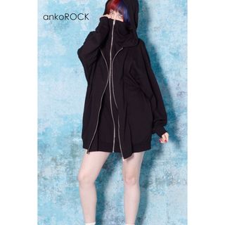 アンコロック(ankoROCK)の希少★ankoROCK アンコロック ダブルフロントパーカー -スーパービッグ-(パーカー)