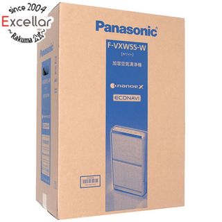 パナソニック(Panasonic)のPanasonic　加湿空気清浄機 ナノイーX搭載　F-VXW55-W　ホワイト　展示品(空気清浄器)