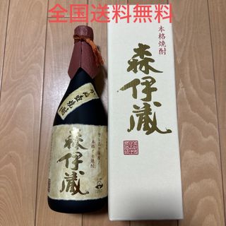 モリイゾウ(森伊蔵)のかめ壺焼酎　森伊蔵　金ラベル　720ml  専用箱付　希少品(焼酎)