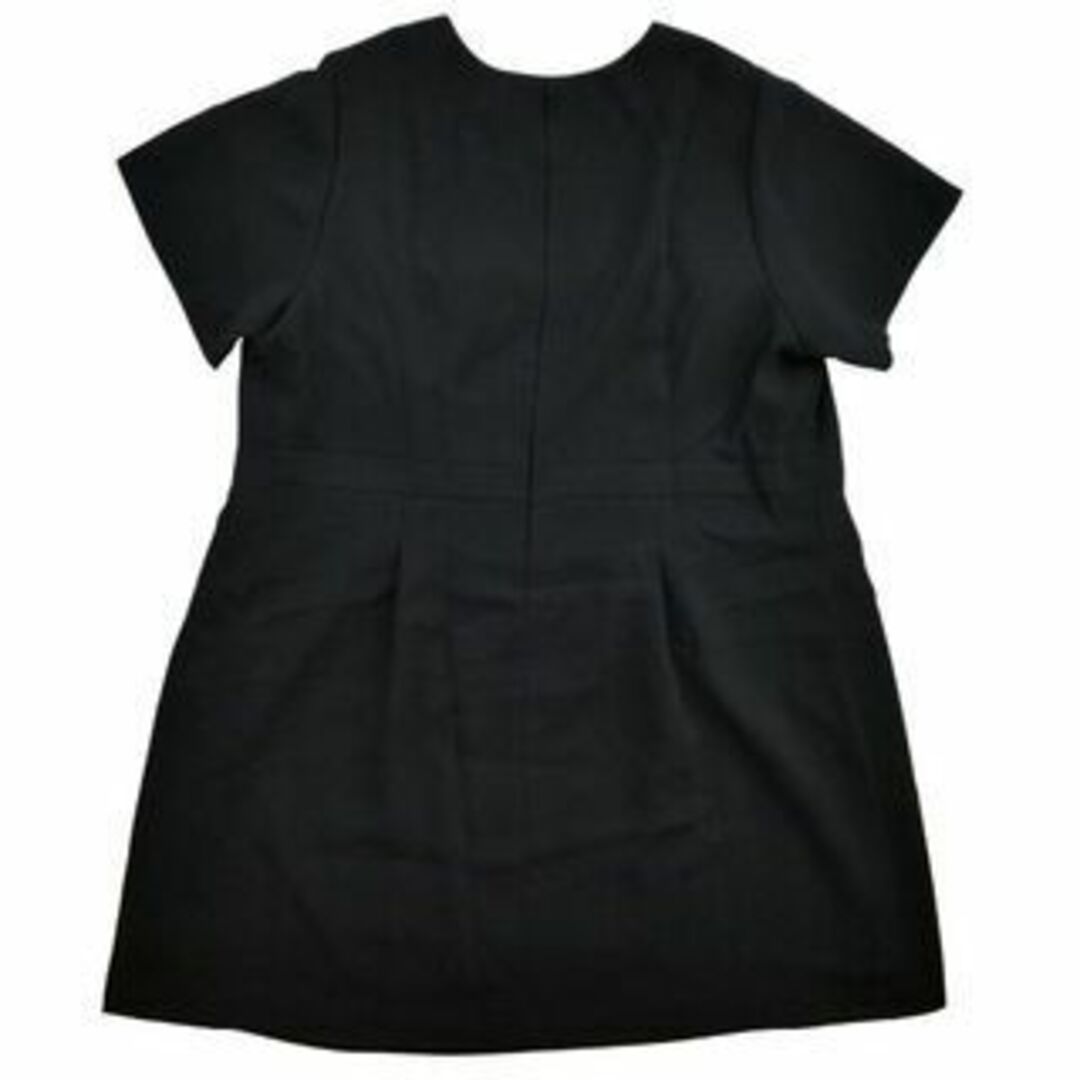 KFC0594■ 新品 ブラックフォーマル ワンピース 42ABR130 黒 レディースのフォーマル/ドレス(礼服/喪服)の商品写真
