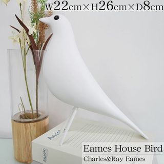 オブジェ モダン 雑貨 置物 鳥 バード ドット 高さ26cm DO-17WH(置物)
