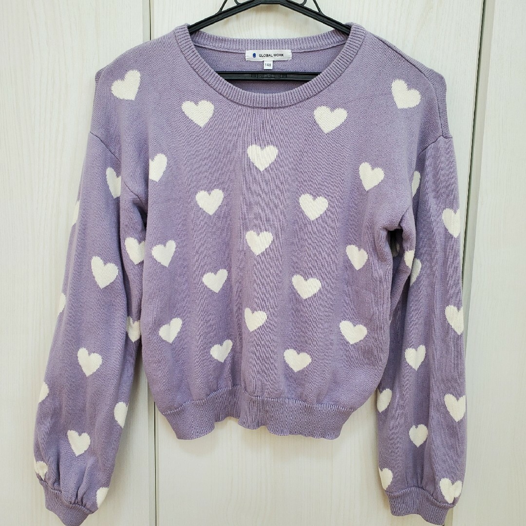 GLOBAL WORK(グローバルワーク)のGLOBAL WORK　ニット　140 キッズ/ベビー/マタニティのキッズ服女の子用(90cm~)(ニット)の商品写真