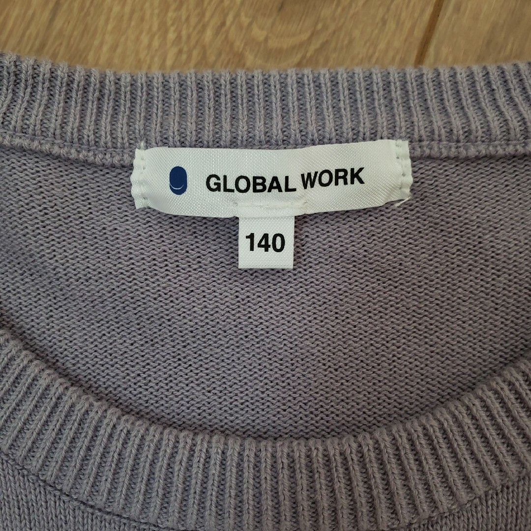 GLOBAL WORK(グローバルワーク)のGLOBAL WORK　ニット　140 キッズ/ベビー/マタニティのキッズ服女の子用(90cm~)(ニット)の商品写真