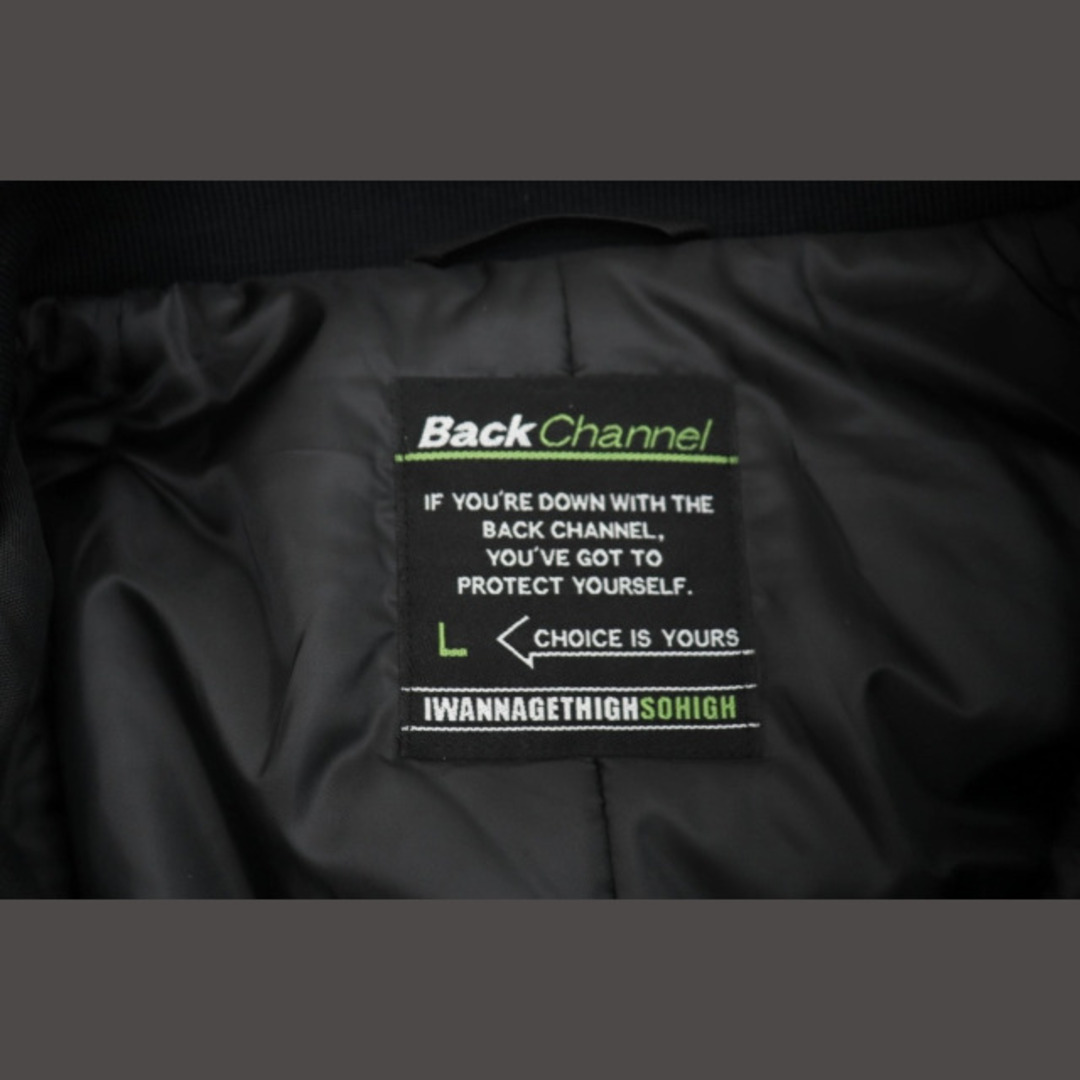 Back Channel(バックチャンネル)のバックチャンネル コーデュラ ナイロン 中綿ジャケット L 黒 ブラック● メンズのジャケット/アウター(その他)の商品写真
