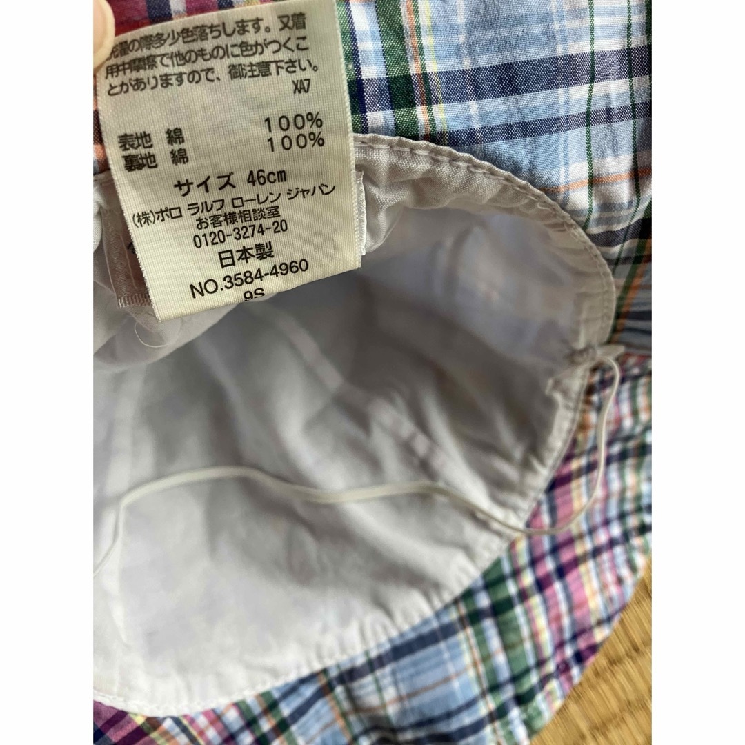 POLO RALPH LAUREN(ポロラルフローレン)のラルフローレン　帽子　46cm キッズ/ベビー/マタニティのこども用ファッション小物(帽子)の商品写真