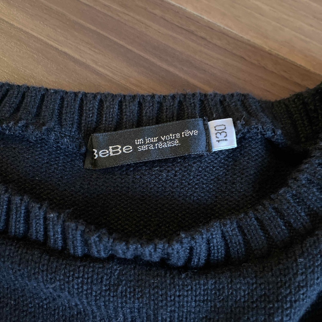 BeBe(ベベ)のBeBe✴︎ニット✴︎セーター✴︎130 女の子 キッズ/ベビー/マタニティのキッズ服女の子用(90cm~)(ニット)の商品写真