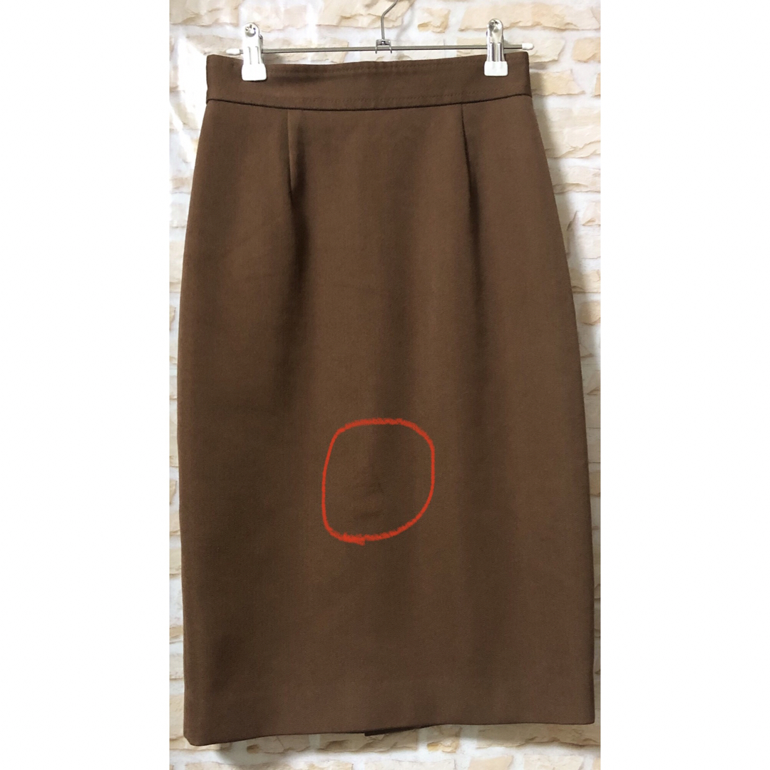 UNITED ARROWS(ユナイテッドアローズ)のユナイテッドアローズ タイトスカート Mサイズ  ブラウン フォロー割引あり レディースのスカート(ミニスカート)の商品写真