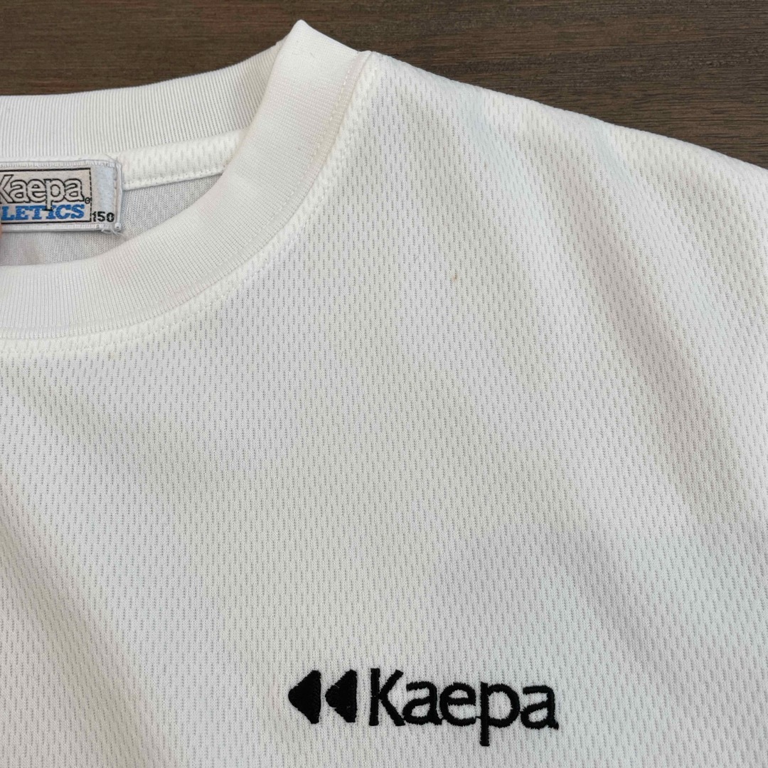 Kaepa(ケイパ)のkaepa 150センチ 白 半袖Ｔシャツ スポーツ/アウトドアのサッカー/フットサル(ウェア)の商品写真