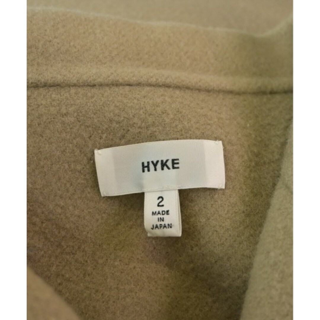 HYKE(ハイク)のHYKE ハイク チェスターコート 2(M位) ベージュ 【古着】【中古】 レディースのジャケット/アウター(チェスターコート)の商品写真