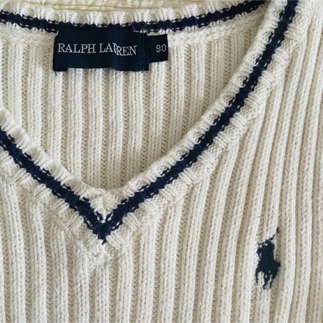 Ralph Lauren(ラルフローレン)のラルフローレン  ニットベスト キッズ/ベビー/マタニティのキッズ服男の子用(90cm~)(ニット)の商品写真