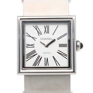 シャネル(CHANEL)のシャネル マドモアゼル 腕時計 時計 ステンレススチール クオーツ レディース 1年保証 CHANEL  中古(腕時計)