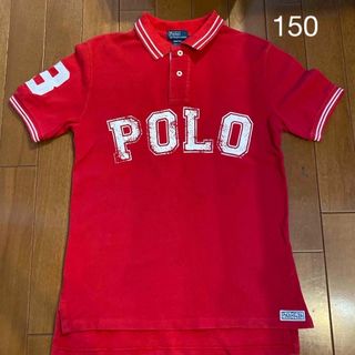 ポロラルフローレン(POLO RALPH LAUREN)のラルフローレン　10-12歳　150 赤　半袖ポロシャツ(Tシャツ/カットソー)