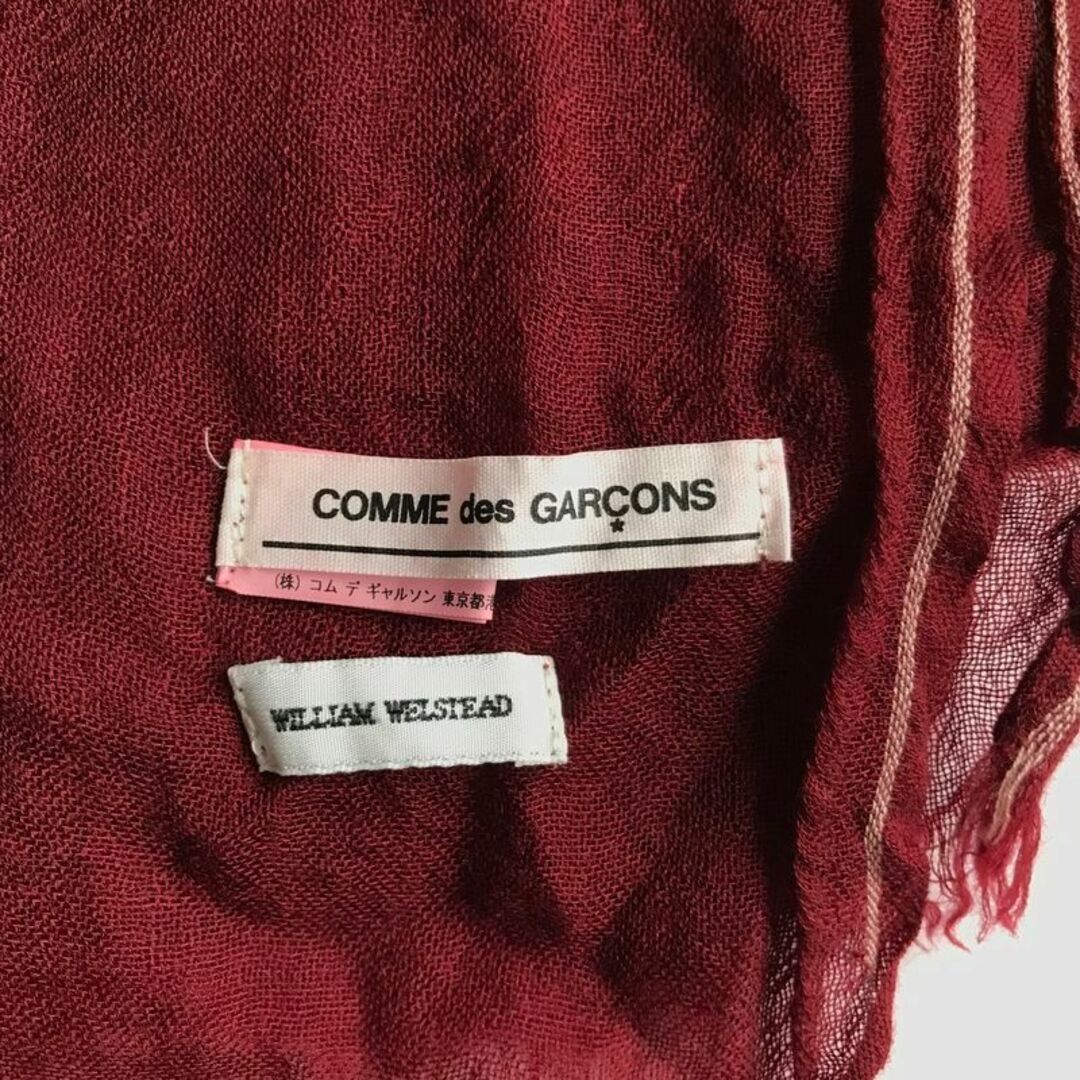 COMME des GARCONS(コムデギャルソン)のコムデギャルソン William Welstead 染色 カシミヤ ストール レディースのファッション小物(ストール/パシュミナ)の商品写真