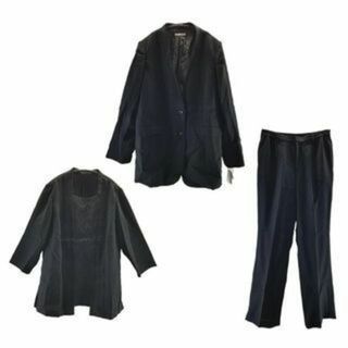 KFC0644-2■ 新品 フォーマルスーツ 替えボタン付 23ABT92 黒(礼服/喪服)