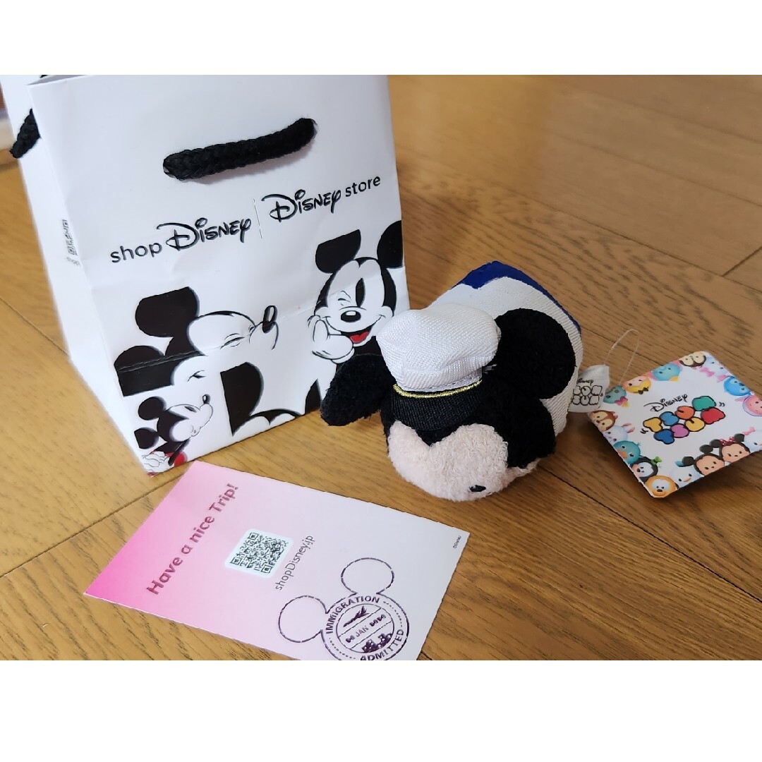 Disney(ディズニー)のディズニーつむつむ　羽田空港限定ぬいぐるみ　ミッキー エンタメ/ホビーのおもちゃ/ぬいぐるみ(キャラクターグッズ)の商品写真