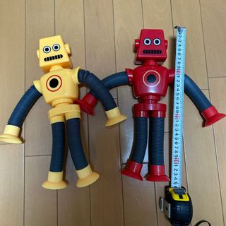 ポップチューブ ロボット BIG 約34㌢ 2個セット(ぬいぐるみ/人形)