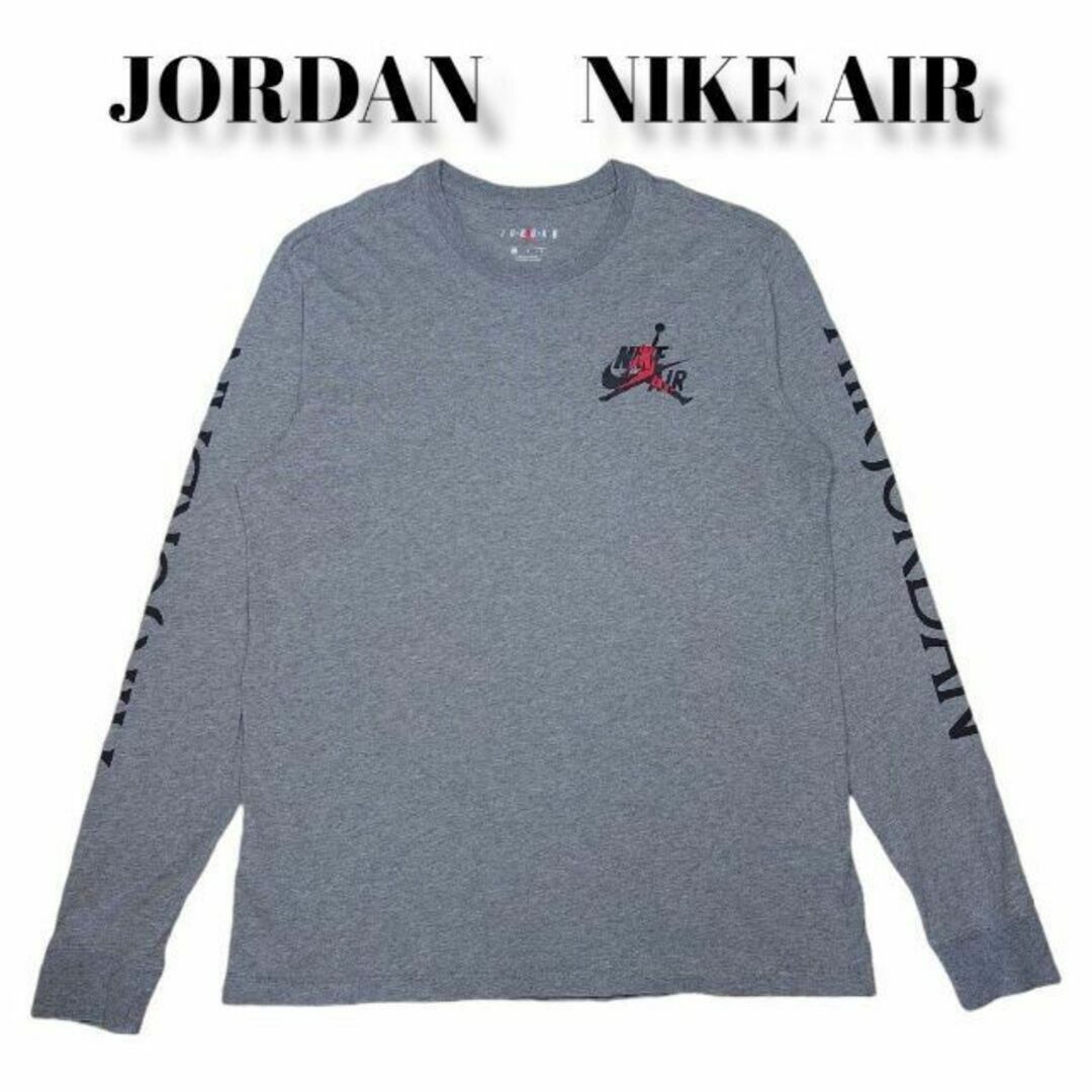 NIKE(ナイキ)のAIR JORDANプリントロングTシャツエアジョーダンNIKE JORDAN メンズのトップス(Tシャツ/カットソー(七分/長袖))の商品写真