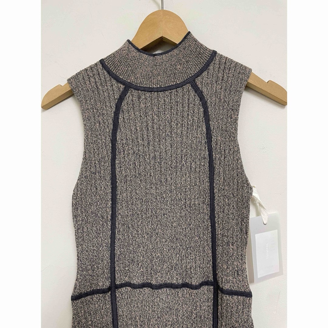 TODAYFUL(トゥデイフル)のH1833 トゥデイフル Mixknit Pencil Dress レディースのワンピース(ロングワンピース/マキシワンピース)の商品写真