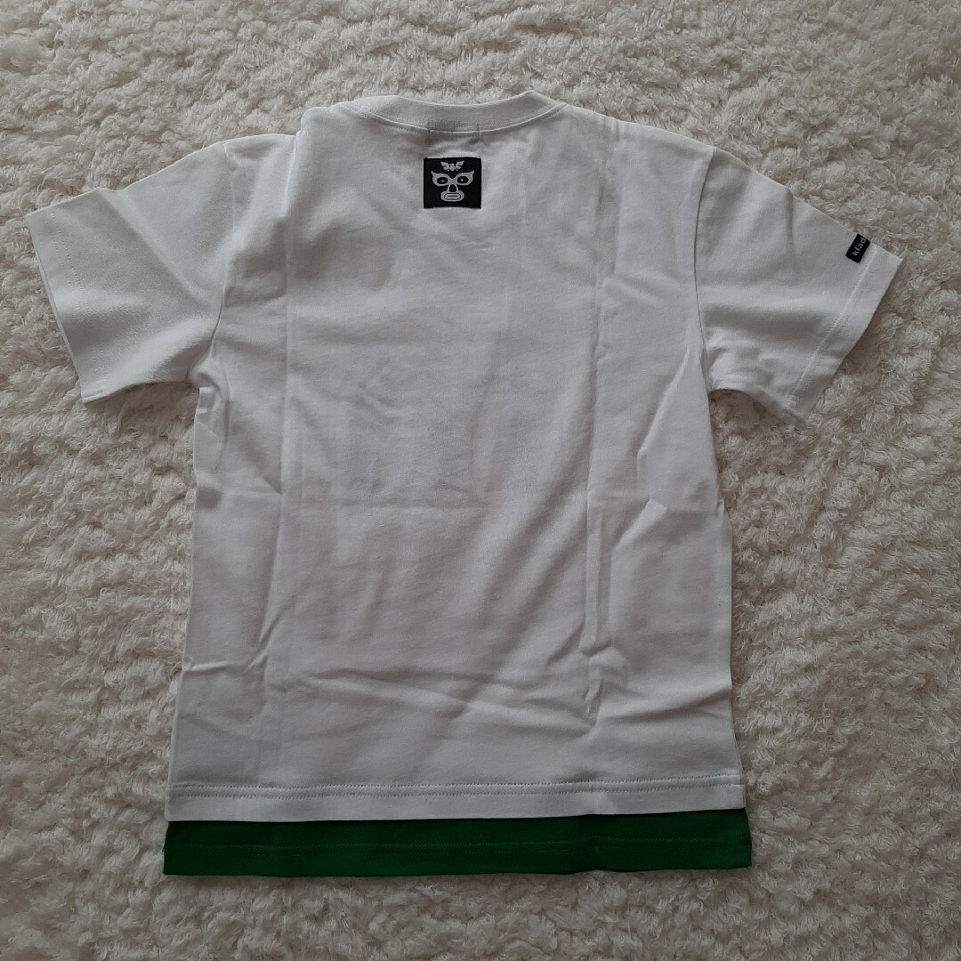 kladskap(クレードスコープ)の新品未使用　クレードスコープ　半袖Tシャツ　130　白　ショッカー キッズ/ベビー/マタニティのキッズ服男の子用(90cm~)(Tシャツ/カットソー)の商品写真