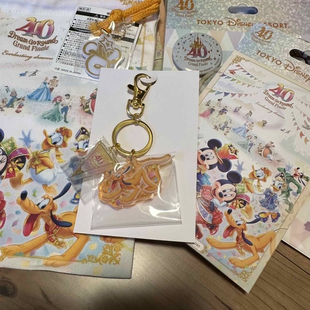 Disney(ディズニー)のTDR ディズニー　40周年　グランドフィナーレ　セット エンタメ/ホビーのおもちゃ/ぬいぐるみ(キャラクターグッズ)の商品写真