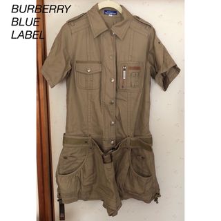 BURBERRY BLUE LABEL - BURBERRY BLUE LABEL  サロペット　オーバーオール　アウトドア