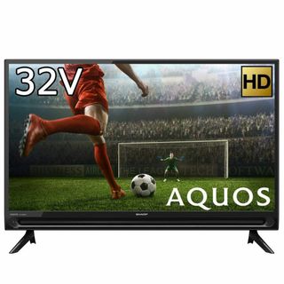 シャープ 32V型 液晶テレビ AQUOS ハイビジョン 外付けHDD対応 2T(テレビ)