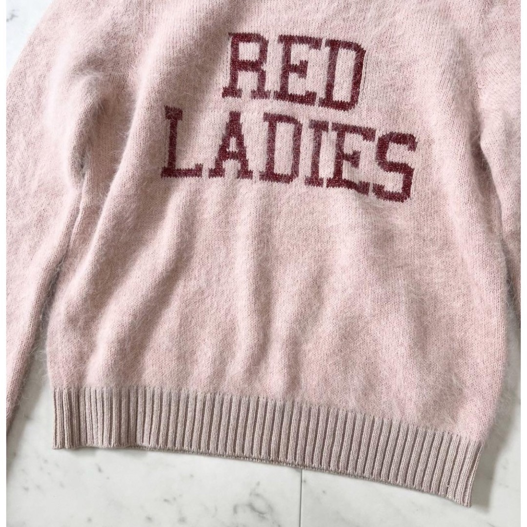 RED VALENTINO(レッドヴァレンティノ)の RED VALENTINO  "RED LADIES" アンゴラニット レディースのトップス(ニット/セーター)の商品写真