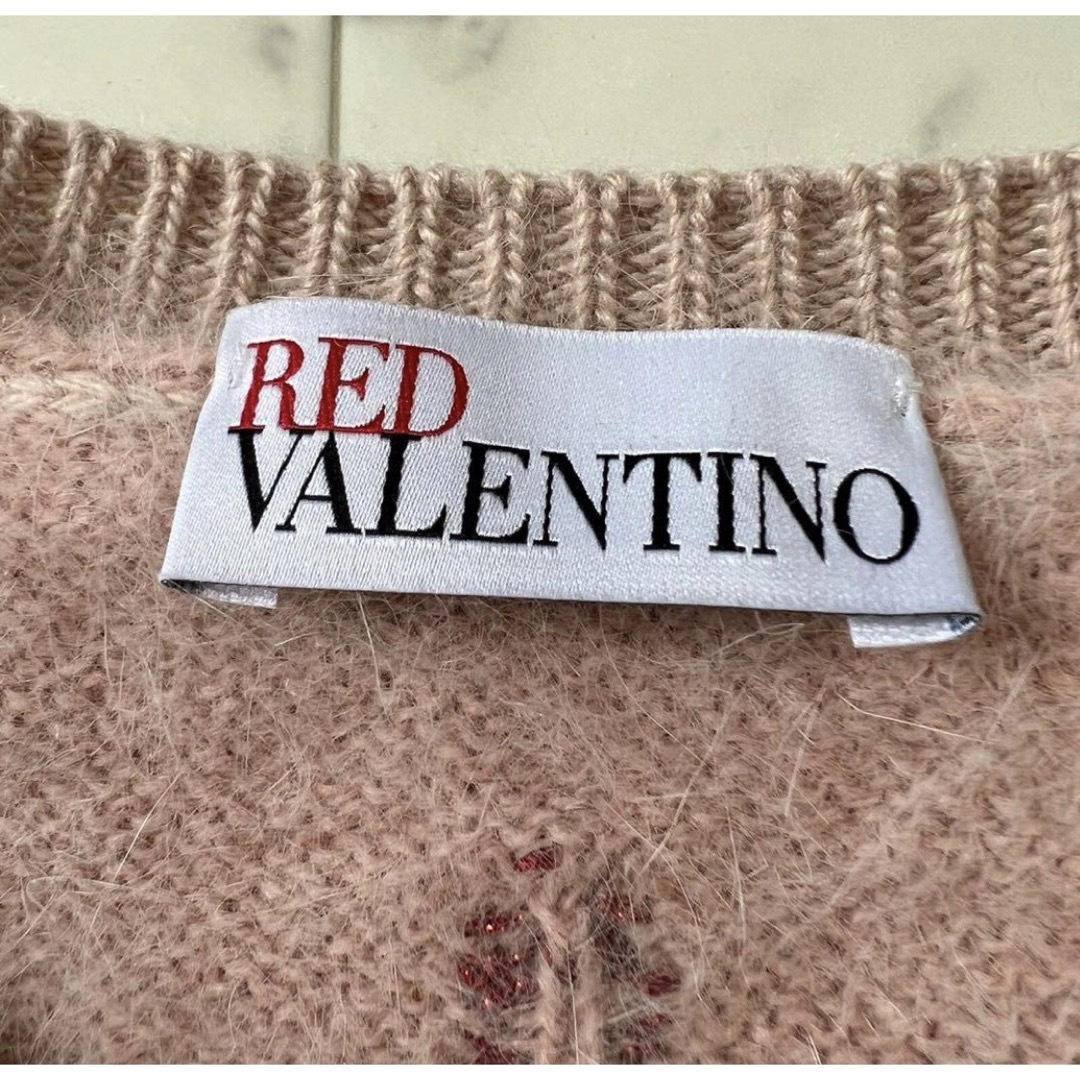 RED VALENTINO(レッドヴァレンティノ)の RED VALENTINO  "RED LADIES" アンゴラニット レディースのトップス(ニット/セーター)の商品写真