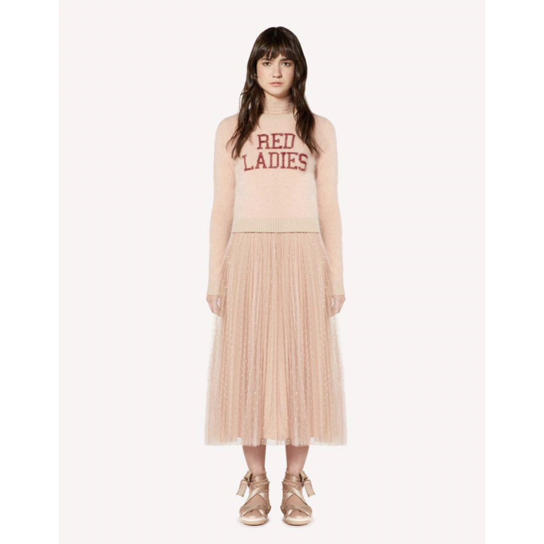 RED VALENTINO(レッドヴァレンティノ)の RED VALENTINO  "RED LADIES" アンゴラニット レディースのトップス(ニット/セーター)の商品写真