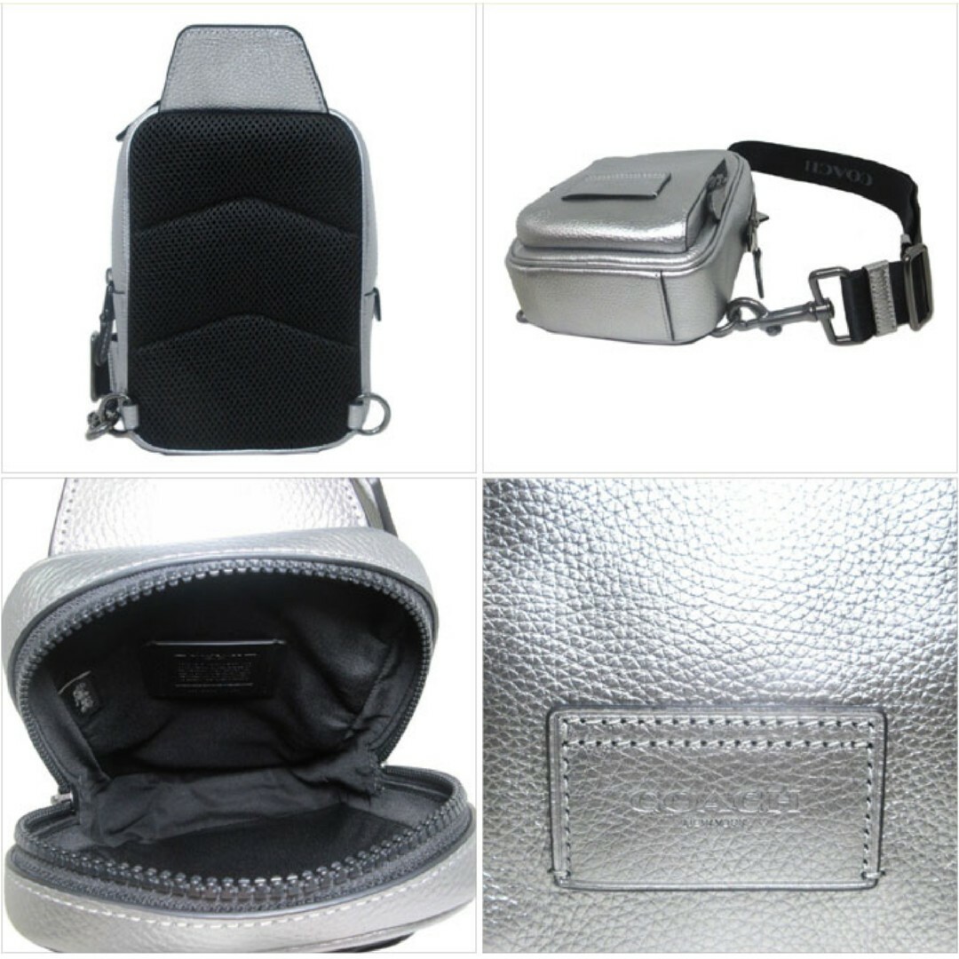 COACH ボディバッグCP141 QBWFX(QB/METALLIC ASH)