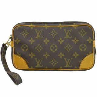 ルイヴィトン(LOUIS VUITTON)の本物 ルイヴィトン LOUIS VUITTON LV マルリードラゴンヌ PM モノグラム クラッチバッグ セカンドバッグ ブラウン M51827 Marly Dragonne ビトン バッグ 中古(クラッチバッグ)