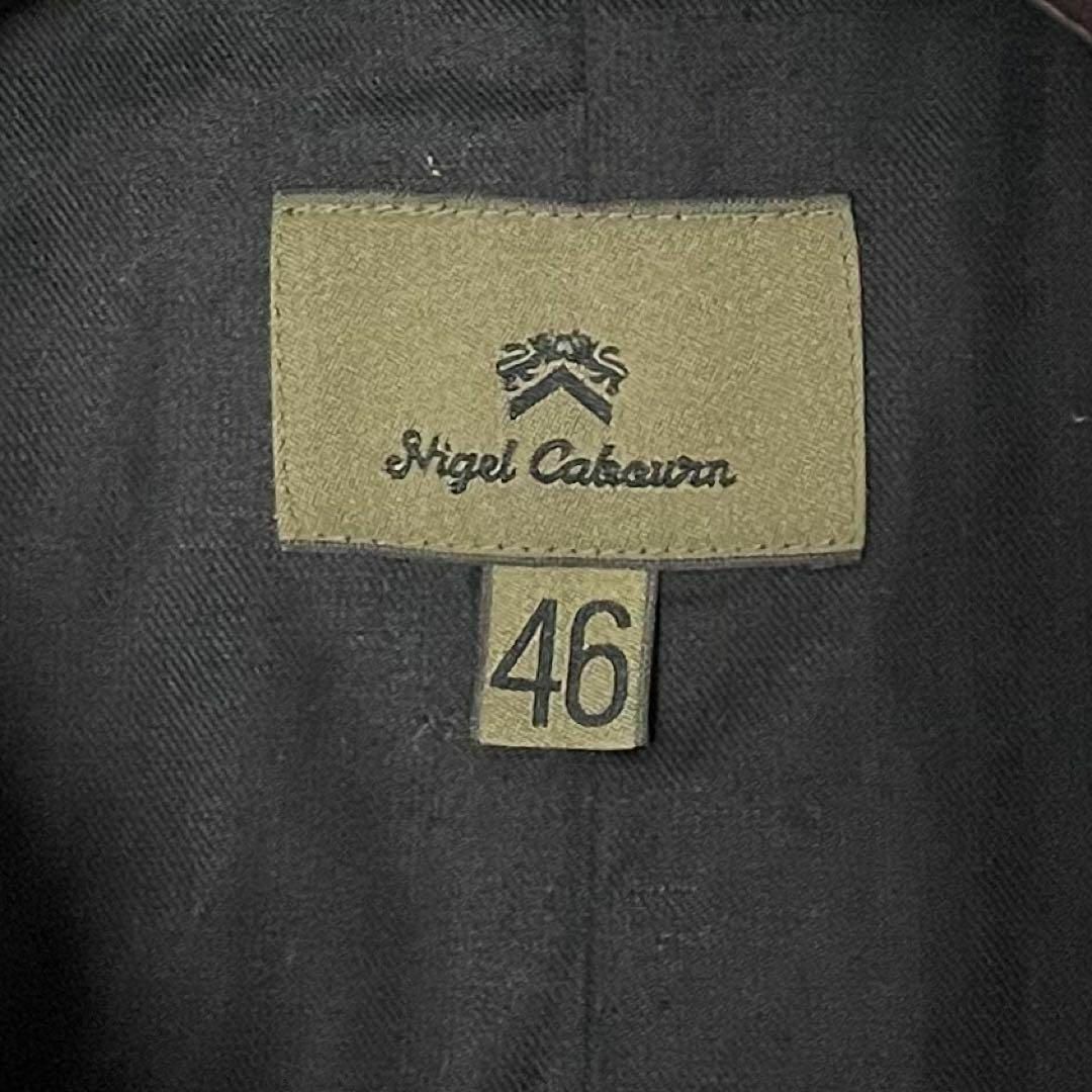 Nigel Cabourn(ナイジェルケーボン)の「英」ナイジェルケーボン  ミリタリーピーコート ネイビー 46/M相当 美品 メンズのジャケット/アウター(ピーコート)の商品写真