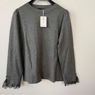 トゥービーシック(TO BE CHIC)のトゥービーシック グレー セーター 春 40(シャツ/ブラウス(長袖/七分))