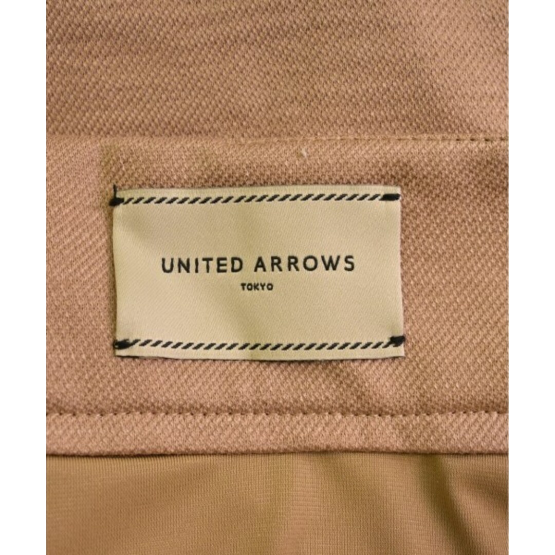 UNITED ARROWS(ユナイテッドアローズ)のUNITED ARROWS ひざ丈スカート 40(M位) ベージュ 【古着】【中古】 レディースのスカート(ひざ丈スカート)の商品写真