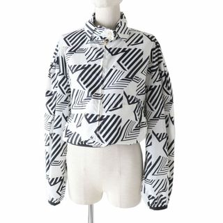 シャネル(CHANEL)の未使用品◎正規品 23年 シャネル P74300 レディース ココビーチ ココマークボタン ZIP ブルゾン／ジャケット 白×黒 星×ココマーク柄 34(ブルゾン)