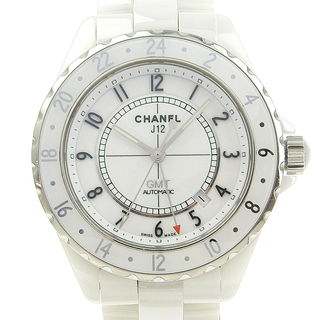 シャネル(CHANEL)の【本物保証】 超美品 シャネル CHANEL J12 GMT メンズ 自動巻き 腕時計 リミテッドエディション 限定 2000本 H2126(腕時計(アナログ))
