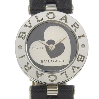ブルガリ(BVLGARI)の【本物保証】 箱・保付 超美品 ブルガリ BVLGARI ビーゼロワンウォッチ ダブルハート レディース クォーツ 腕時計 裏ボタン 希少 BZ22S(腕時計)