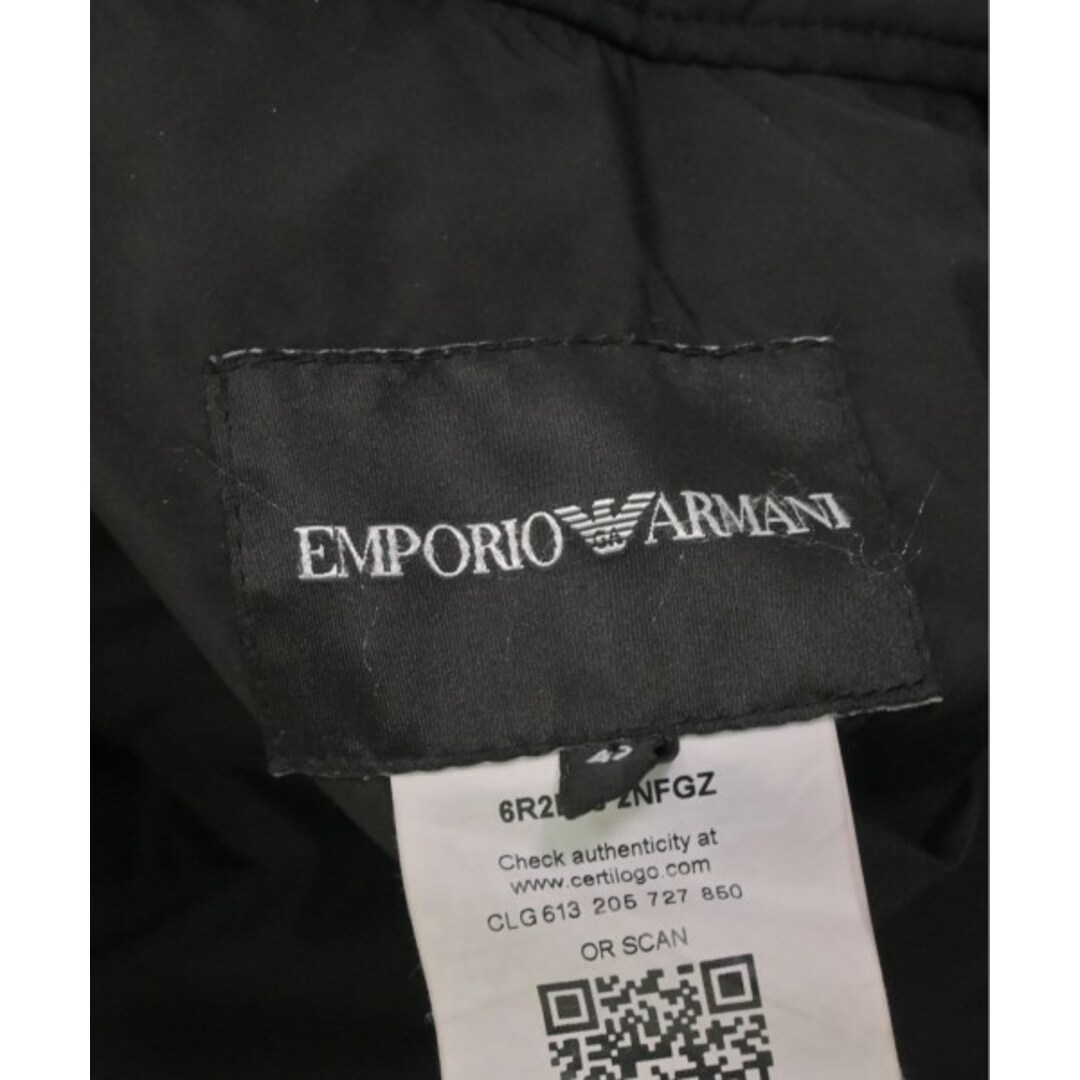 Emporio Armani(エンポリオアルマーニ)のEMPORIO ARMANI コート（その他） 42(L位) 黒 【古着】【中古】 レディースのジャケット/アウター(その他)の商品写真