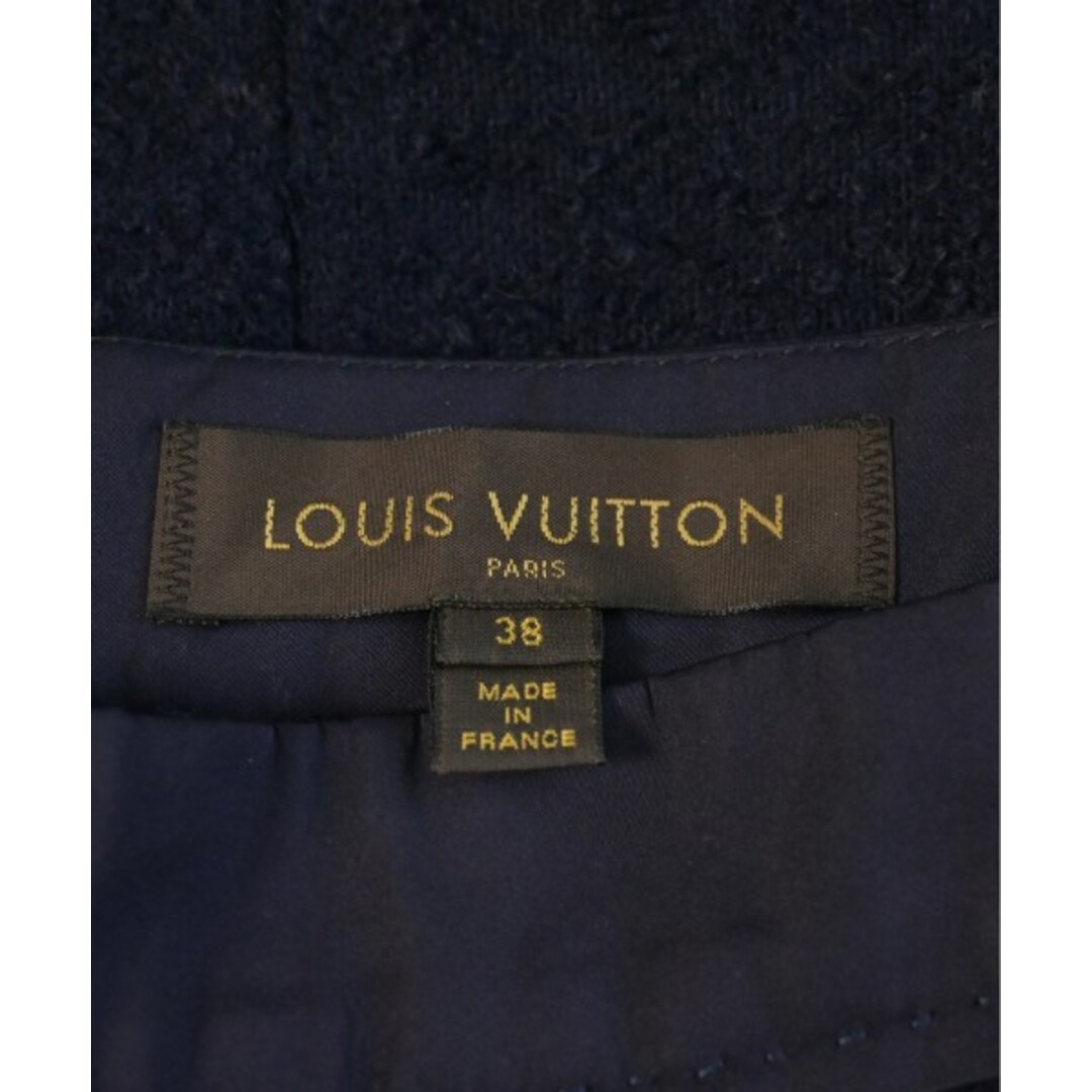 LOUIS VUITTON(ルイヴィトン)のLOUIS VUITTON ひざ丈スカート 38(S位) 紺(ツイード) 【古着】【中古】 レディースのスカート(ひざ丈スカート)の商品写真