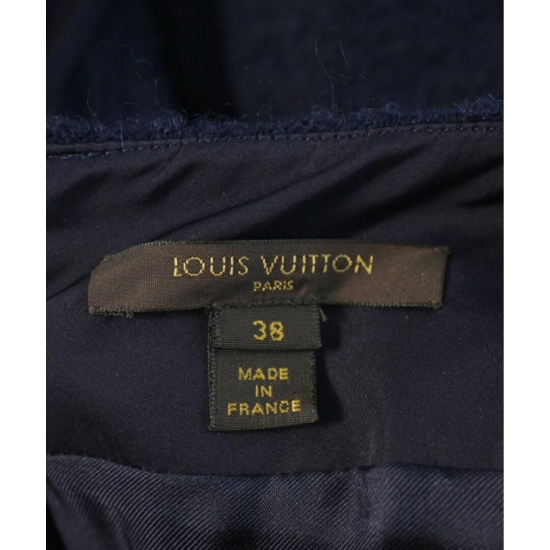 LOUIS VUITTON(ルイヴィトン)のLOUIS VUITTON ルイヴィトン ブラウス 38(S位) 紺(ツイード) 【古着】【中古】 レディースのトップス(シャツ/ブラウス(長袖/七分))の商品写真