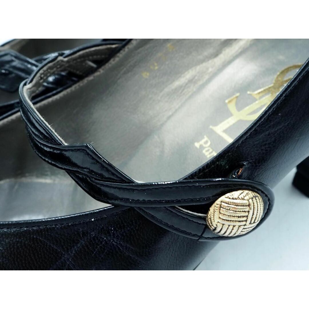 Saint Laurent(サンローラン)のイヴサンローラン レザー パンプス size35.5（25.5cm）/黒 ■■ レディース レディースの靴/シューズ(ハイヒール/パンプス)の商品写真