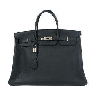 エルメス(Hermes)の　エルメス HERMES バーキン40 Z刻 ブラック シルバー金具 トゴ レディース ハンドバッグ(ハンドバッグ)