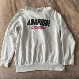 アナップガール(ANAP GiRL)のフード付きパーカー(Tシャツ/カットソー)