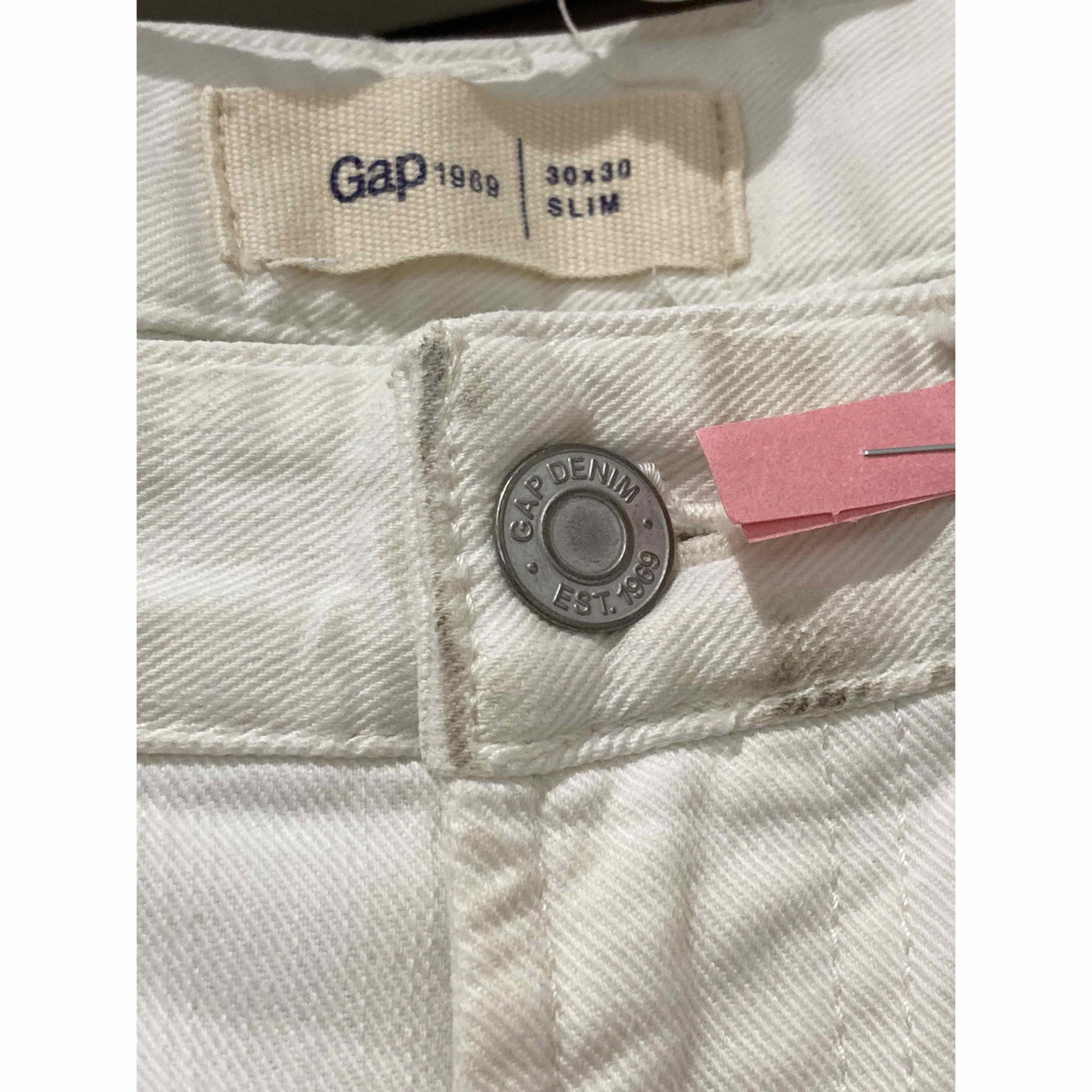 GAP(ギャップ)のGap ホワイト SLIM デニム メンズのパンツ(デニム/ジーンズ)の商品写真