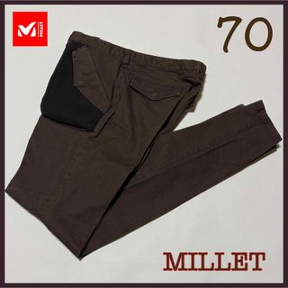 ミレー(MILLET)のMILLET ミレー millet  パンツ アウトドア赤茶色 メンズ(その他)