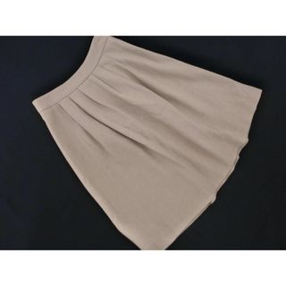 アニエスベー(agnes b.)のagnes b アニエスベー アンゴラ混 タック Aライン 台形 スカート size34/グレージュ ◇■ レディース(ひざ丈スカート)