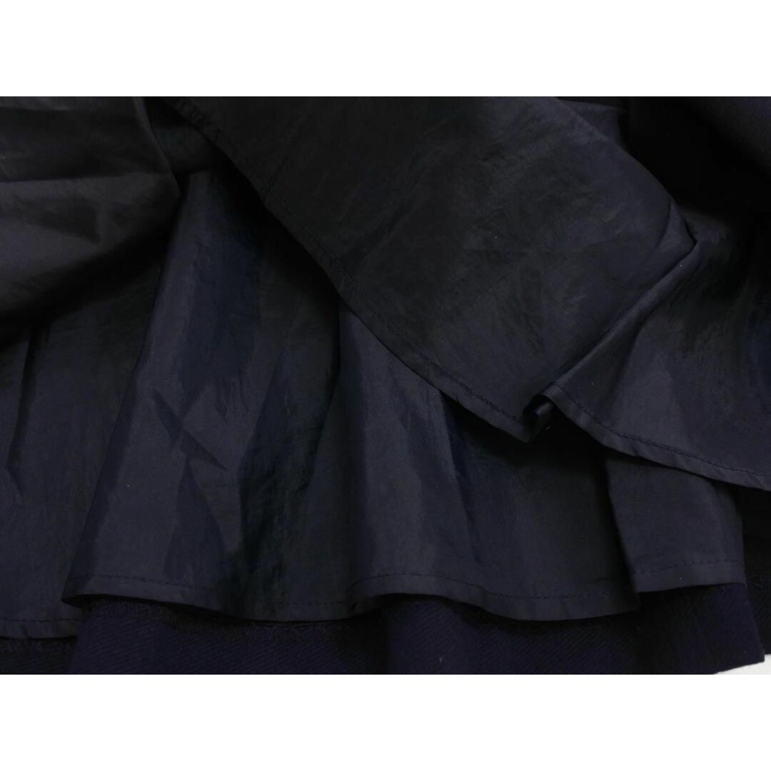 Couture Brooch(クチュールブローチ)のCouture brooch クチュールブローチ フレア スカート size38/紺 ■■ レディース レディースのスカート(ひざ丈スカート)の商品写真