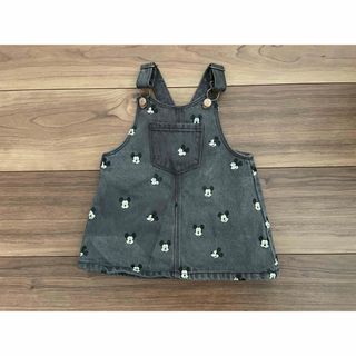 ザラキッズ(ZARA KIDS)のzara baby  ミッキー柄　ジャンパースカート(ワンピース)