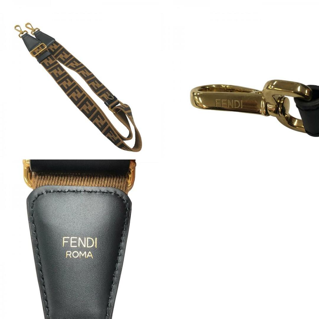 FENDI(フェンディ)の　フェンディ FENDI オーロックジップショルダーバック 8BR805 グレー ファブリック レディース ショルダーバッグ レディースのバッグ(ショルダーバッグ)の商品写真